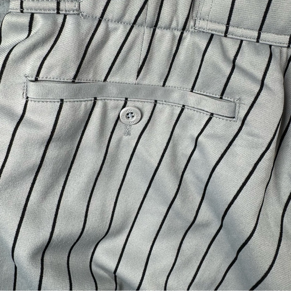 Mizuno Gray Pinstriped Men’s Full‎ Length Baseball Pants 34-36L - Picture 6 of 12